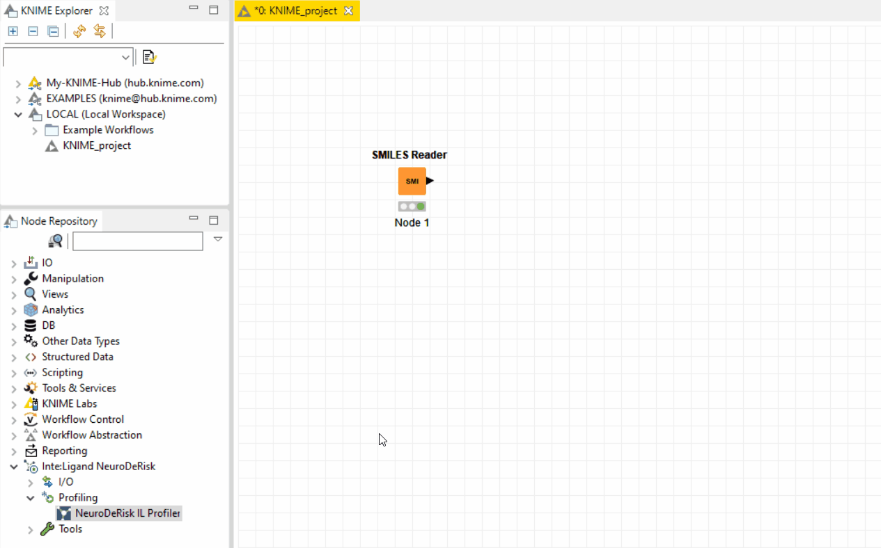 Connecting KNIME nodes