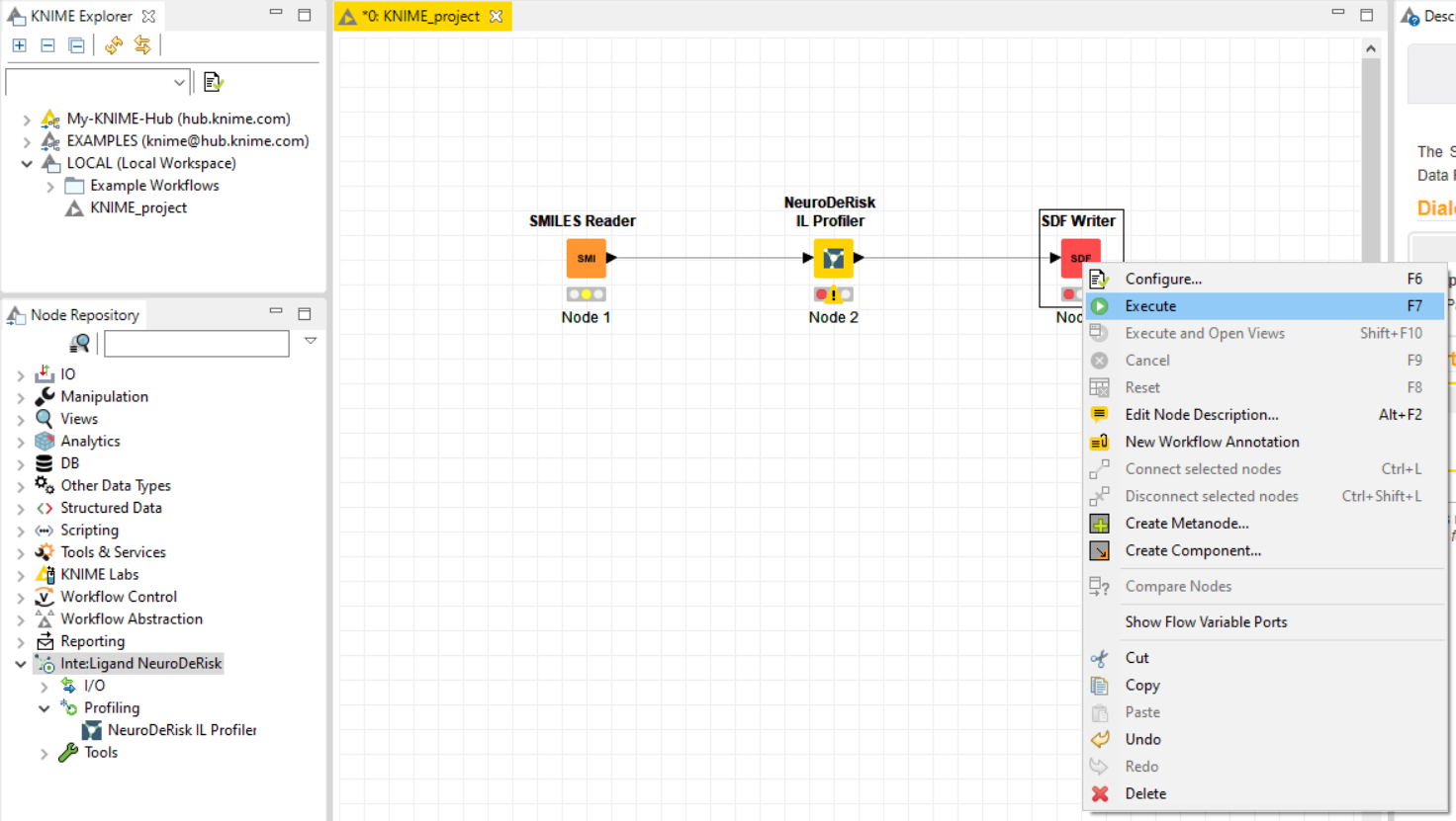 Connecting KNIME